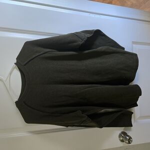 Ferrugine Olive Green Knit Top